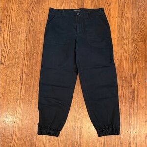 Banana Republic Black Authentic Chino Jogger – Zip Ankle – Women’s 10